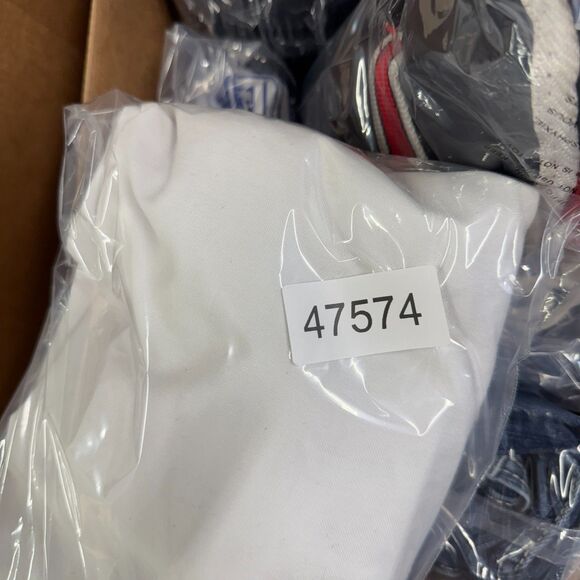 Lands' End Shirt Men 2XL White Button Up Collared Short Sleeve Cotton Pockets - Picture 7 of 7